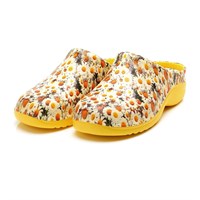 Backdoorshoes Lemon Daisy Women's Garden & Leisure Clogs