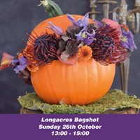 Bagshot Pumpkin Halloween Floral Arrangement Workshop - Sunday 26th October 2025 (PM)