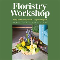 Bagshot Spring Basket Floral Arrangement Workshop - Sunday 7th of April 2024