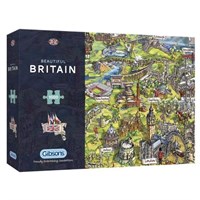 Beautiful Britain 1000 Piece Jigsaw Puzzle Gibsons Games (G7080)