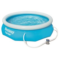 Bestway 10ft Fast Set Swimming Pool Set with Pump & Filter (BW57270GB-19)