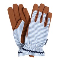 Burgon & Ball Colour Collection Gloves - Blue Stripe (GCC/GLOSTRIPEBL)