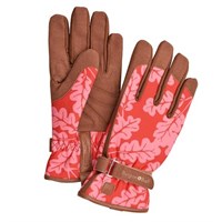 Burgon & Ball Love The Glove Oak Leaf Poppy - M/L (GLO/OAKPOPPYML)