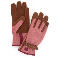 Burgon & Ball Love the Glove Red Tweed Medium/Large (GLO/REDTWEEDML)