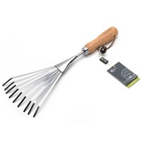 Burgon & Ball Rhs Stainless Shrub Rake (GTH/SSRRHS)