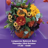 Bybrook Barn Pumpkin Halloween Floral Arrangement Workshop - Thursday 23rd October