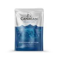 Canagan Adult Cat Chicken and Salmon Wet Food Sachets 85G