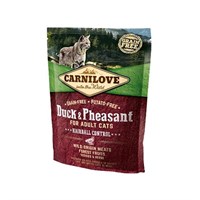 Carnilove Duck & Pheasant Cat Food for Adult Cats - Hairball Control 400g (512355)