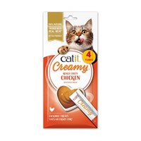 Catit Creamy Lickable Chicken Cat Treats 4 x 10g (44451)