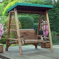 Charles Taylor Dorset 2 Seat Swing Green (HB133G)