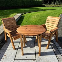Charles Taylor Wooden Thatcham Two Seat Bistro Set (HB313)