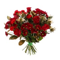 Christmas Crackle Hand Tied Bouquet 