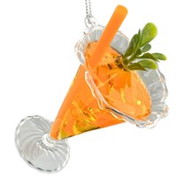 Christmas Inspo 10cm Orange Cone Cocktail Christmas Ornament (ZCI25246)