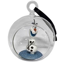 Christmas Inspo 11cm Frozen Olaf Glass Open Christmas Bauble (DN96560)
