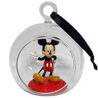Christmas Inspo 11cm Mickey Mouse Glass Open Christmas Bauble (DN96570)