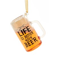 Christmas Inspo 2.75 Inch Beer Stern Life Christmas Ornament (D4555)