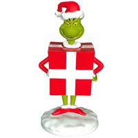 Christmas Inspo 20cm The Grinch In Present Christmas Statue (TG26020)