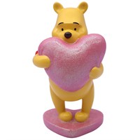 Christmas Inspo 20cm Winnie The Pooh Love Heart Christmas Statue (DN26042)