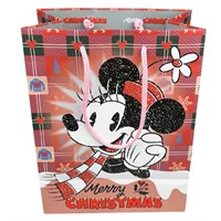 Christmas Inspo 23cm Minnie Mouse Medium Gift Bag (DN25255)
