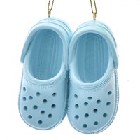 Christmas Inspo 3 Inch Crocs Blue Shoe Christmas Ornament (A2372)