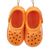 Christmas Inspo 3 Inch Crocs Orange Shoe Christmas Ornament (A2372)