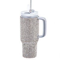 Christmas Inspo 4 Inch Crystal Tumbler Christmas Ornament (A2374)