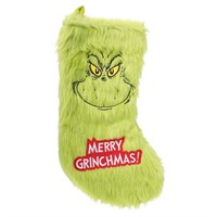 Christmas Inspo 44cm The Grinch Fluffy Christmas Stocking (TG26033)