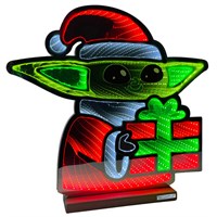 Christmas Inspo 47cm Star Wars Grogu Infinity Christmas Light (SW24501UK)