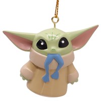 Christmas Inspo 6cm Star Wars Grogu Eating Frog Christmas Ornament (SW26015)