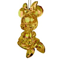 Christmas Inspo 8cm Minnie Mouse Acrylic Clear Gold Christmas Ornament (DN42012)