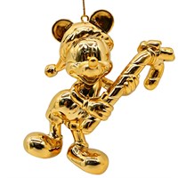 Christmas Inspo 9cm Mickey Mouse Candy Cane Gold Christmas Ornament (DN26312)