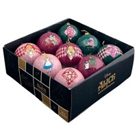 Christmas Inspo Alice In Wonderland 9 Pack Christmas Baubles (DN25111)