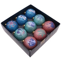 Christmas Inspo Frozen 9 Pack Christmas Baubles (DN26388)