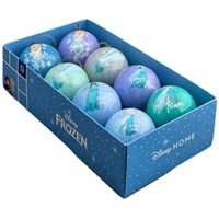 Christmas Inspo Frozen Elsa Blue Mix 8 Pack Christmas Baubles (DN90860)