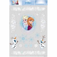Christmas Inspo Frozen Olaf & Sisters Christmas Window Stickers (DN96060)
