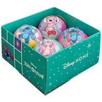 Christmas Inspo Lelo & Stitch 4 Pack Christmas Baubles (DN90435)