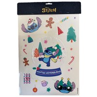 Christmas Inspo Lelo & Stitch Christmas Window Sticker (DN25306)