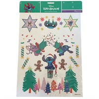 Christmas Inspo Lelo & Stitch Trees Christmas Window Stickers (DN96035)