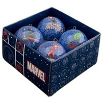 Christmas Inspo Marvel The Avengers 4 Pack Christmas Baubles (DN90480)