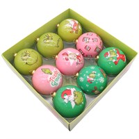 Christmas Inspo The Grinch 9 Pack Christmas Baubles (TG26032)