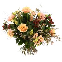 Christmas Jewell Hand Tied Bouquet