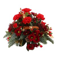 Christmas Memorial Posy Arrangement 