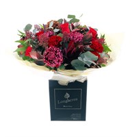 Christmas Mulberry Crush Hand Tied Bouquet
