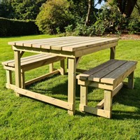 Churnet Valley Butcher Garden Furniture Table Set (BT102)
