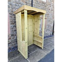 Churnet Valley Small Wooden Poly Smoking Shelter (SS102) DIRECT DISPATCH