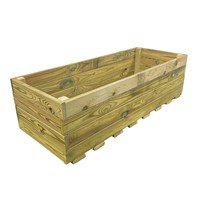Churnet Valley Wooden XL Trough Planter Light Wood (PLNESTPD1)
