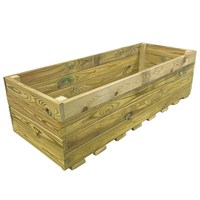 Churnet Valley Wooden XXL Trough Planter Light Wood (PLNESTPD1)