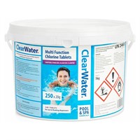 ClearWater 250 Mini Chlorine Tablets For Swimming Pools - 5kg (CH0041)
