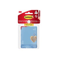 Command Clear Mini Hooks with Clear Strips 17006CLR-18 (4398)