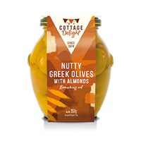 Cottage Delight Nutty Greek Olives with Almonds - 350g (CD510001)